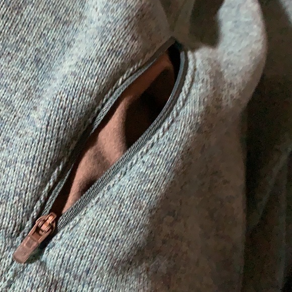 L.L.Bean fleece jacket Turquoise - Picture 3 of 5